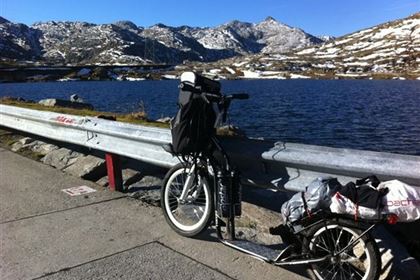On the top of the Alps - St. Gotthard Pass.
