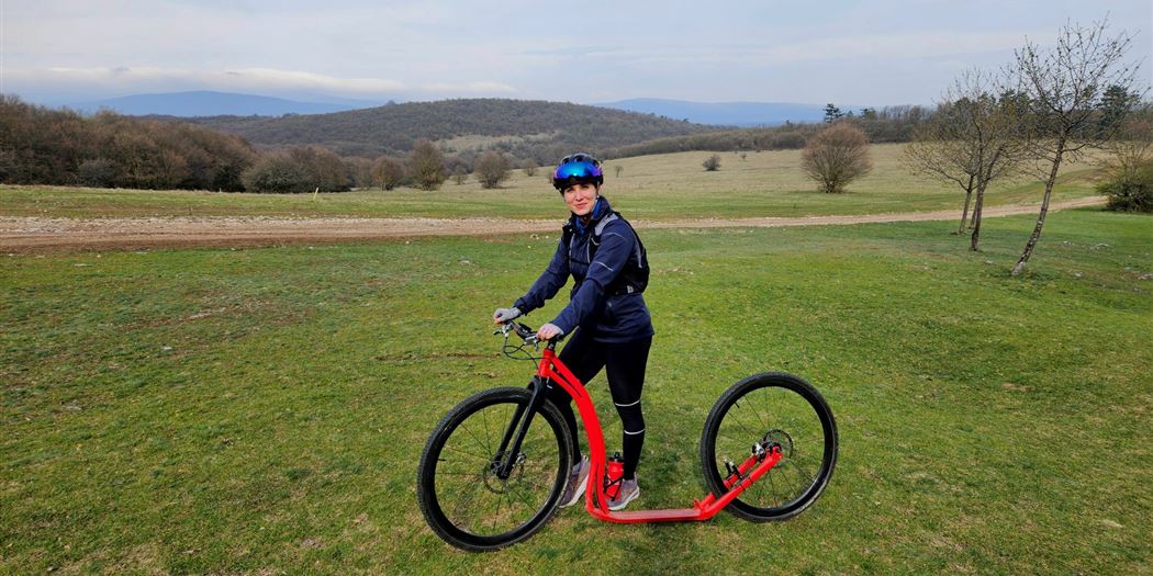 Lenka na svém Červeňochovi