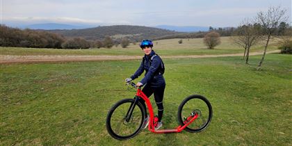 Lenka na svém Červeňochovi