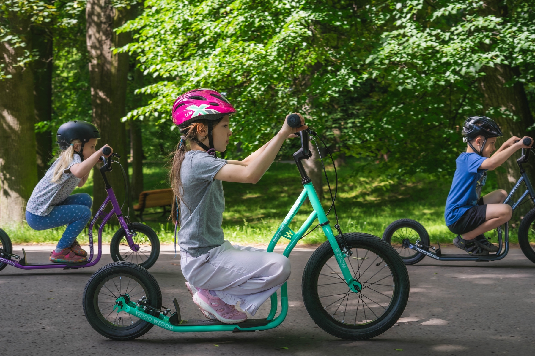 Dětská koloběžka od 6&nbsp;let Wzoom turquoise